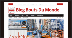 Desktop Screenshot of blog-boutsdumonde.fr
